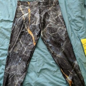 Living Dead Clothing Marble Spandex Leggings RARE